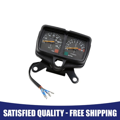 Dual Odometer Speedometer Gauge for Honda CG125 (0-10000rpm)