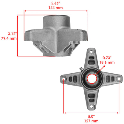 44 Inch Deck Spindles Pulley Replacement for Cub Cadet 208 (1970–1970)