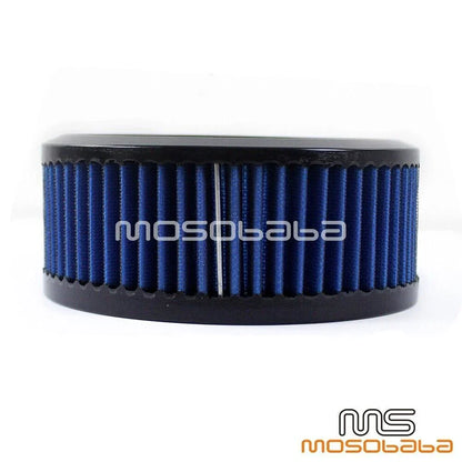 6" Round Blue Air Filter Cleaner for Harley Softail, Touring, Breakout (2012-2023)