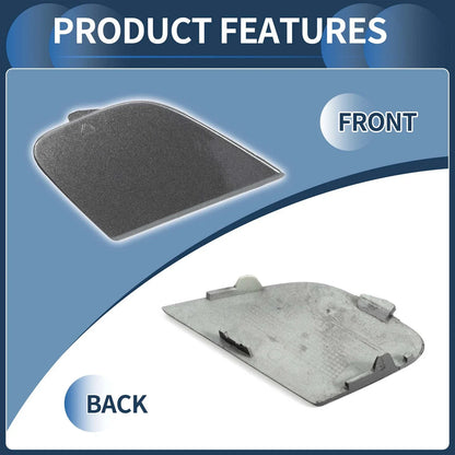 Rear Bumper Tow Hook Cap for Mercedes-Benz (2016-2023) Selenite Grey Metallic