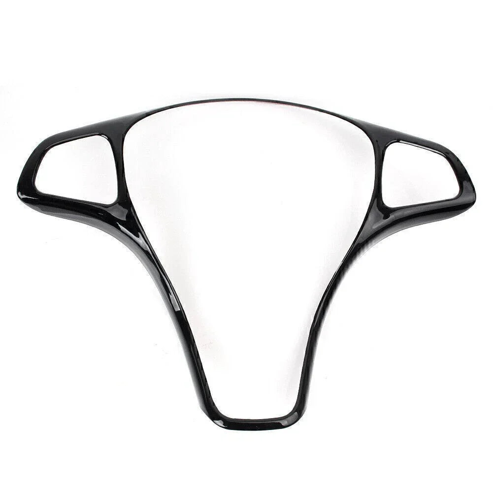 Black Steering Wheel Cover Trim for Benz A B C E S Class GLA GLC