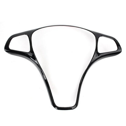 Black Steering Wheel Cover Trim for Benz A B C E S Class GLA GLC