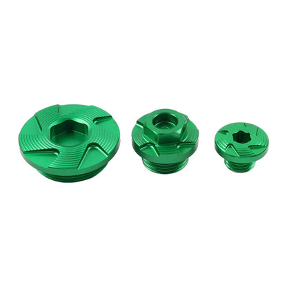 Timing Oil Filter Plugs Screws for Kawasaki KX250 KX450 KLX450R (2003-2023)