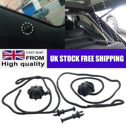 Rear Parcel Shelf Strap Replacement With Retainer Clips for Skoda Yeti (2009–2014)
