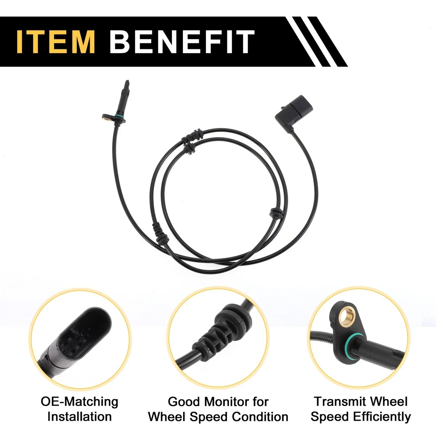 ABS Wheel Speed Sensor for Mercedes-Benz C300 (2015-2020)