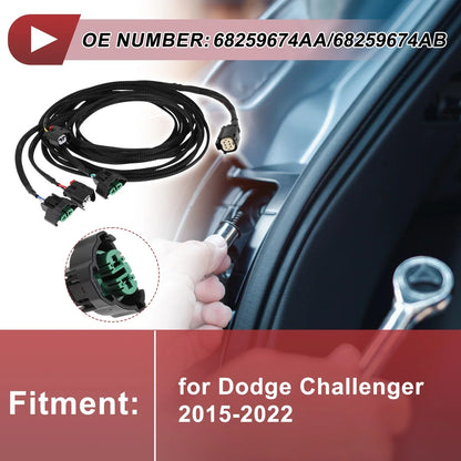 Headlight Light Socket Wiring for Dodge Challenger (2015-2023)