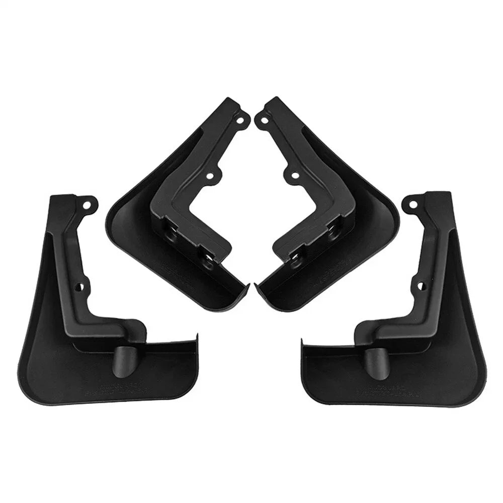 4 x Black Mudguard Covers for Kia V6 GT (2022-2023)