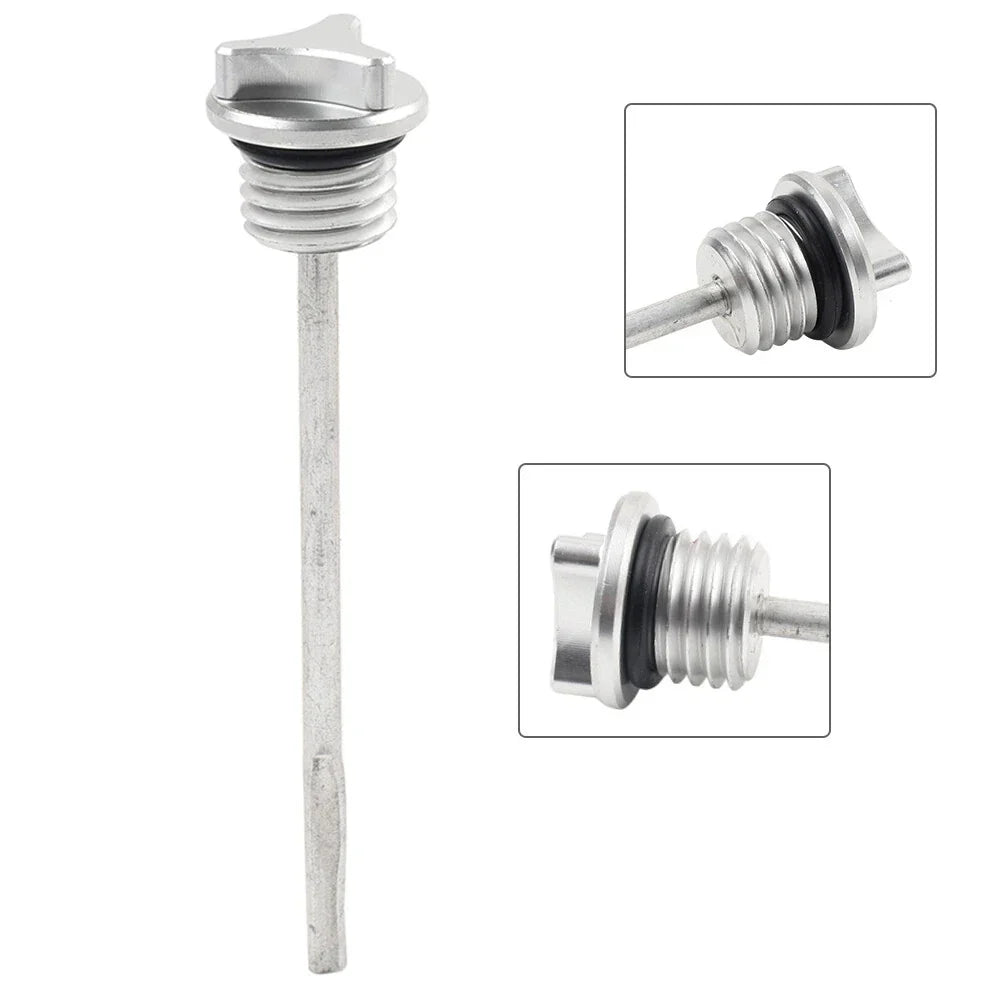 CNC Engine Oil Dipstick Silver for Lifan YX 125cc 140cc Pit Dirt Bike