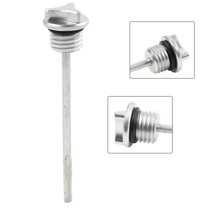 CNC Engine Oil Dipstick Silver for Lifan YX 125cc 140cc Pit Dirt Bike