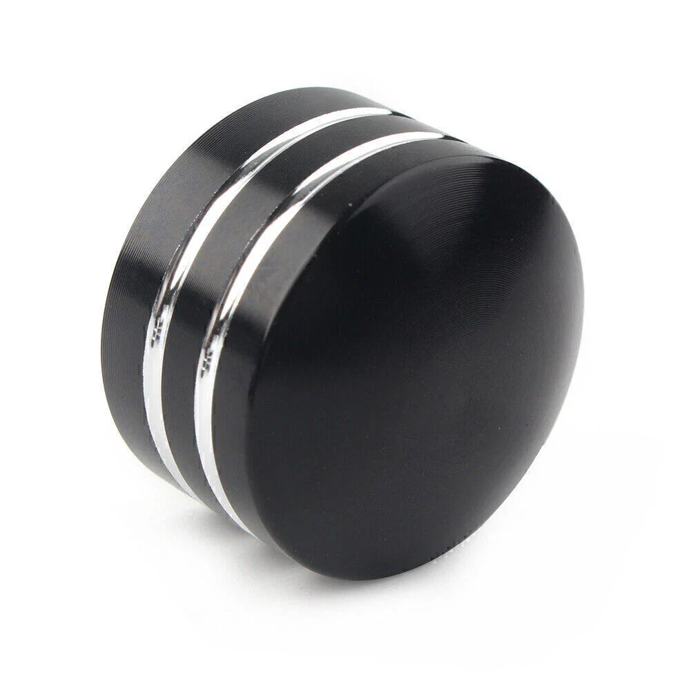 10 x Black CNC 9mm Motor Bolt Topper Caps for Harley