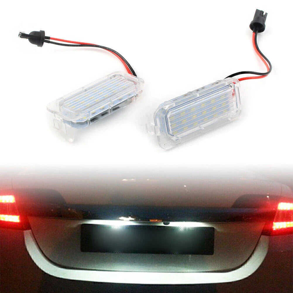 18 SMD LED License Plate Lights for Ford Fiesta, Focus, C-Max, Kuga, Mondeo (2008-2023)