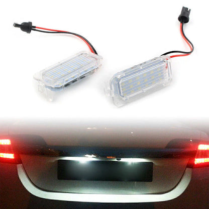 18 SMD LED License Plate Lights for Ford Fiesta, Focus, C-Max, Kuga, Mondeo (2008-2023)