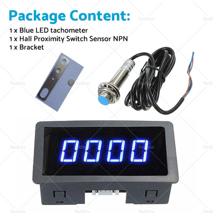Digital LED Tachometer RPM Speed Meter Set for Car