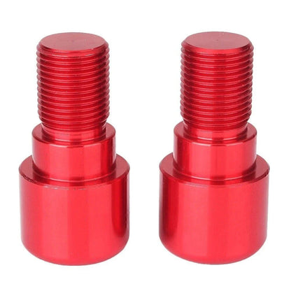 18mm Red Motorcycle Dirt Bike Handlebar Grips End Cap Plugs