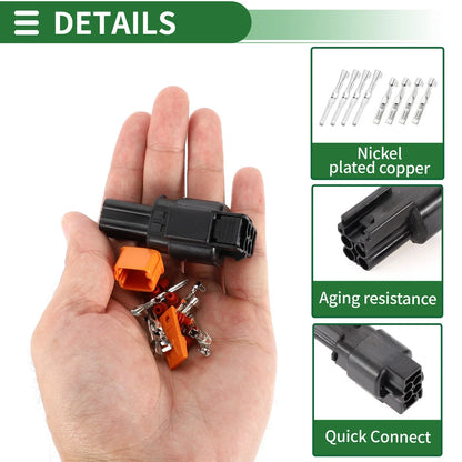 4 Pin Oxygen Sensor Connector Housing for Hyundai - Male Female Wire Terminal