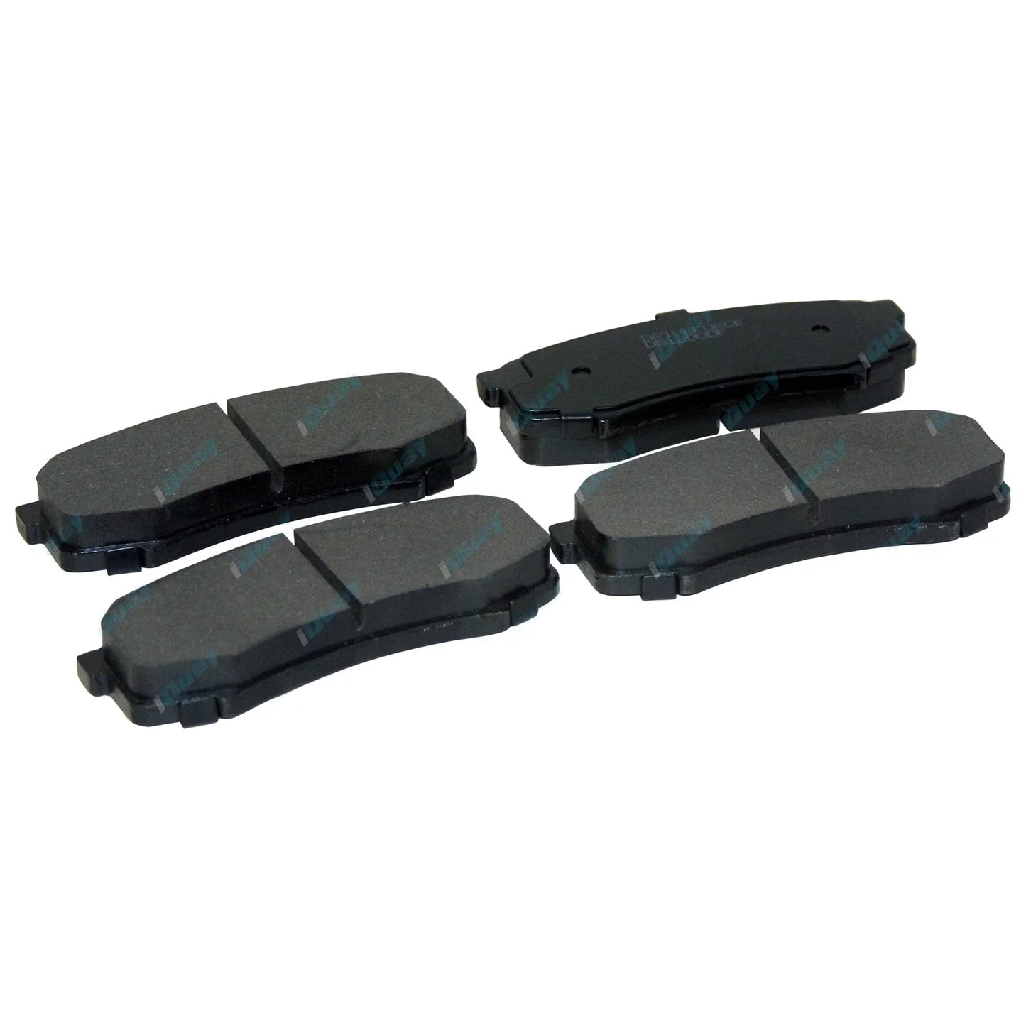 Rear Disc Rotors & Brake Pads Slotted Drilled for Toyota Prado 120 Series (2002-2009)