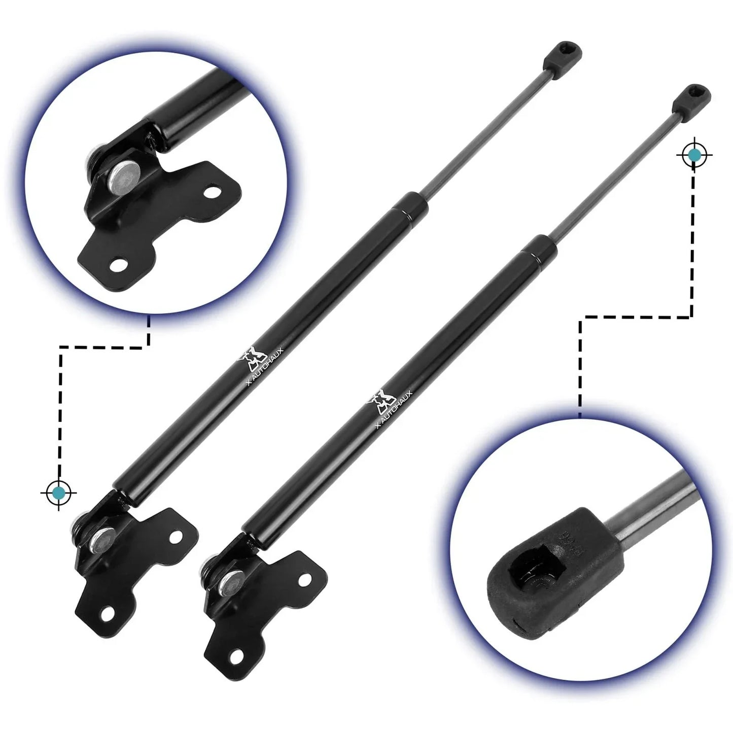 2 x Front Hood Lift Supports Struts for Honda Accord (2003-2007)