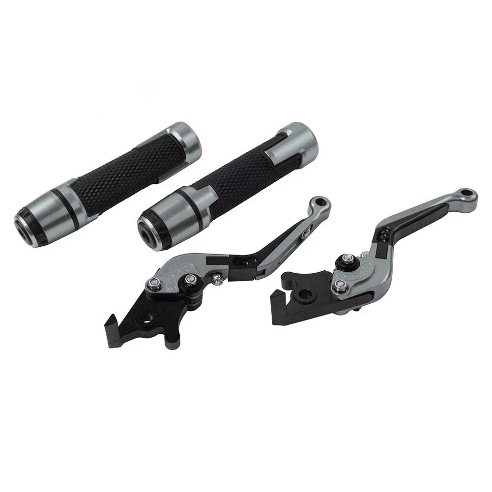 Titan Extendable Brake Clutch Levers Grips Set for Suzuki GSX1400 (2001-2008)
