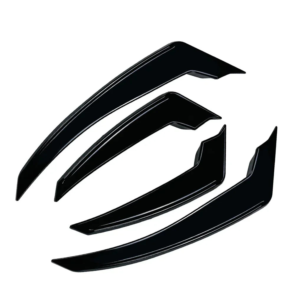 Glossy Black Front Bumper Side Air Vent Trim for Alfa Romeo Stelvio (2017-2025)