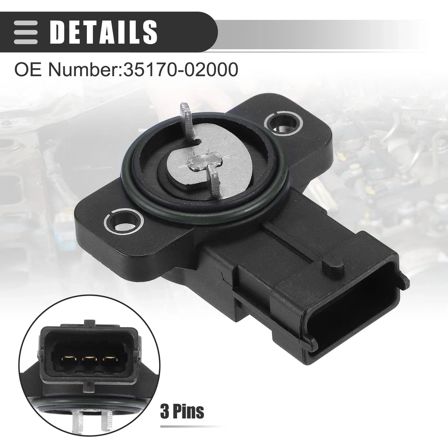 Throttle Position Sensor for Hyundai I10 1st Gen (2007-2013)