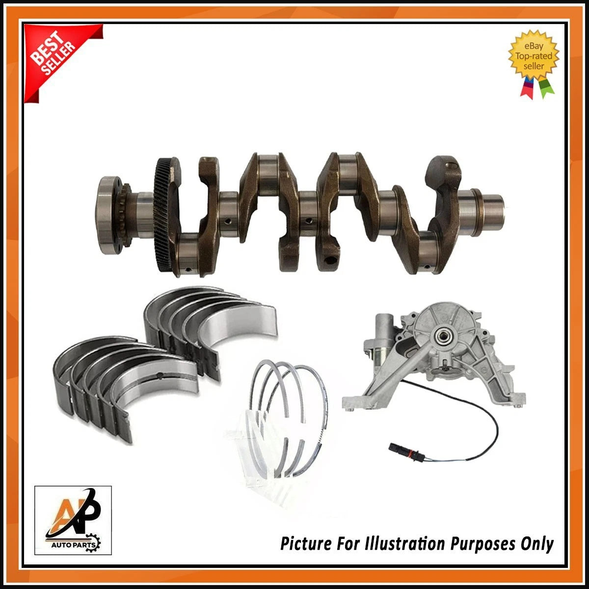 Crankshaft Heavy Duty Replacement for Jaguar Land Rover 204DTA (2016–2020)