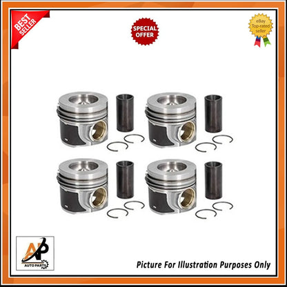 Engine Piston and Liner Kit with Gaskets and Chain for Land Rover Jaguar (2010–2020)