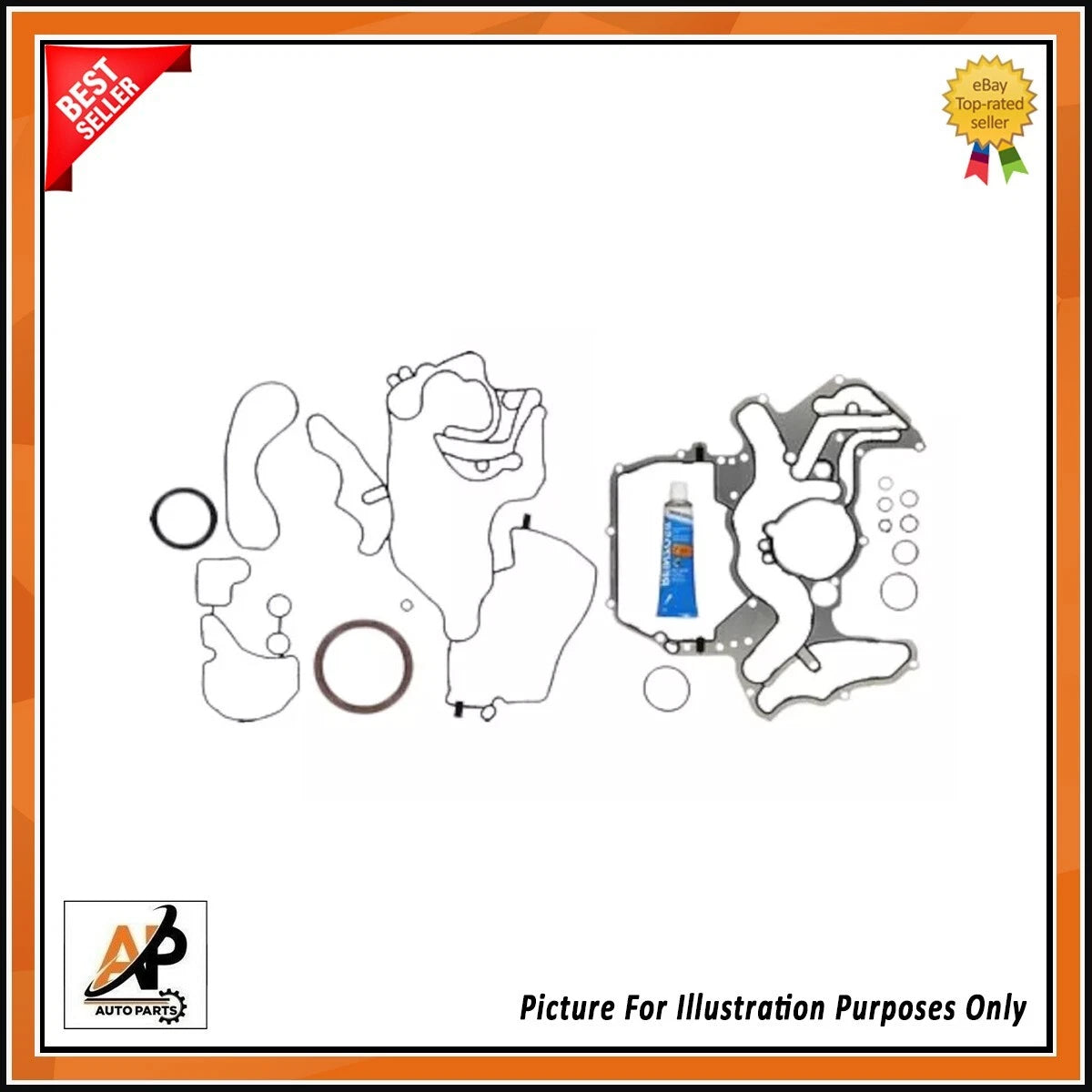 Crankcase Gasket Set Replacement for Audi A4 A5 A6 A7 A8 3.0 TDI (2009–2018)