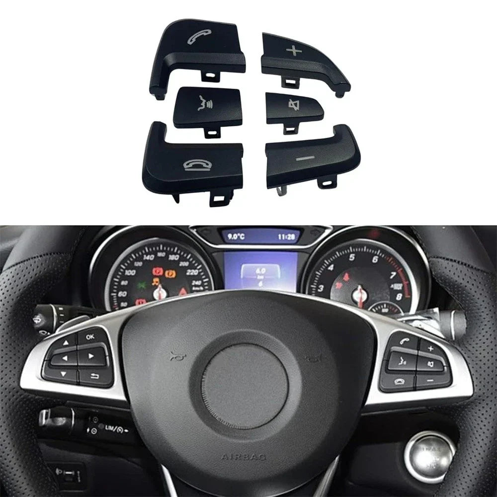 Steering Wheel Volume Control Switch Buttons for Mercedes A B GLA GLS (2013-2023)