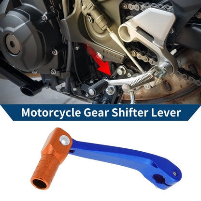 Folding Motorcycle Gear Shifter Lever for Honda CRF150F (2003-2017) Blue/Orange