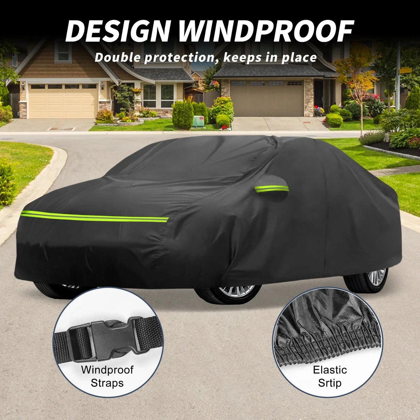 Waterproof 210D-PU Car Cover for Mercedes-Benz CLA-Klasse (2013-2023)