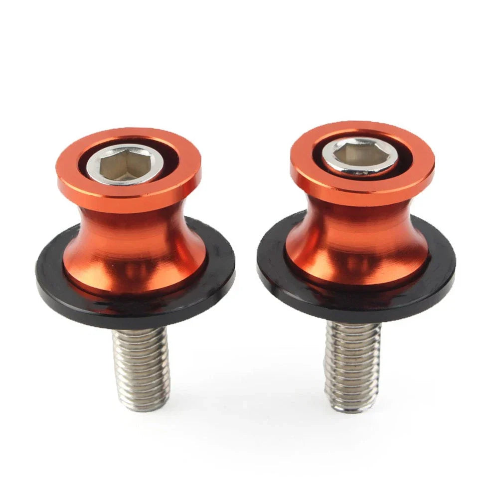 8MM Swingarm Spools Slider Stand Screws for KAWASAKI ZX6R (2012-2021) Orange