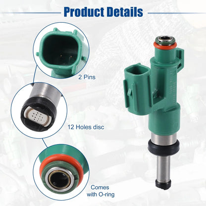 4 x Fuel Injector Nozzle Replacement for Lexus GS460 4.6L (2009-2011)