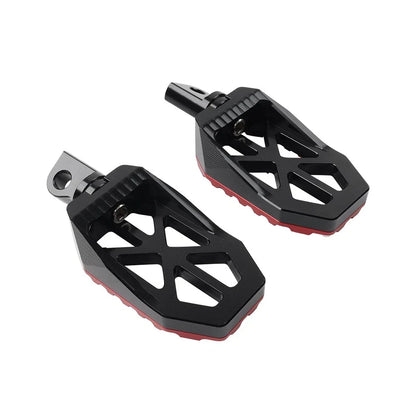 Rear Foot Pegs for Harley Electra Glide Classic Black/Red