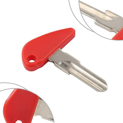 Red Uncut Blade Blank Key Replacement for Indian Scout (1920-2018)
