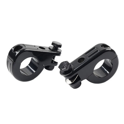 Foot Peg Mount Clamp Bracket for Harley 1.25" Highway Engine Crash Bar