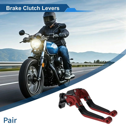 Adjustable Brake Clutch Levers for Honda CBR600RR (2007-2016) Red Black