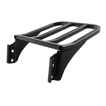 Black Detachable Rear Backrest Luggage Rack for Harley Dyna FXD FXDB (2006-2023)