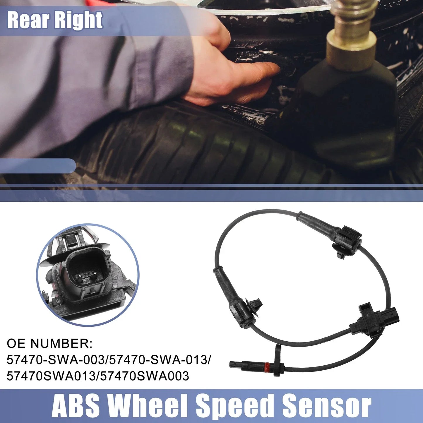 Rear Right ABS Sensor for Honda CR-V (2007-2011)
