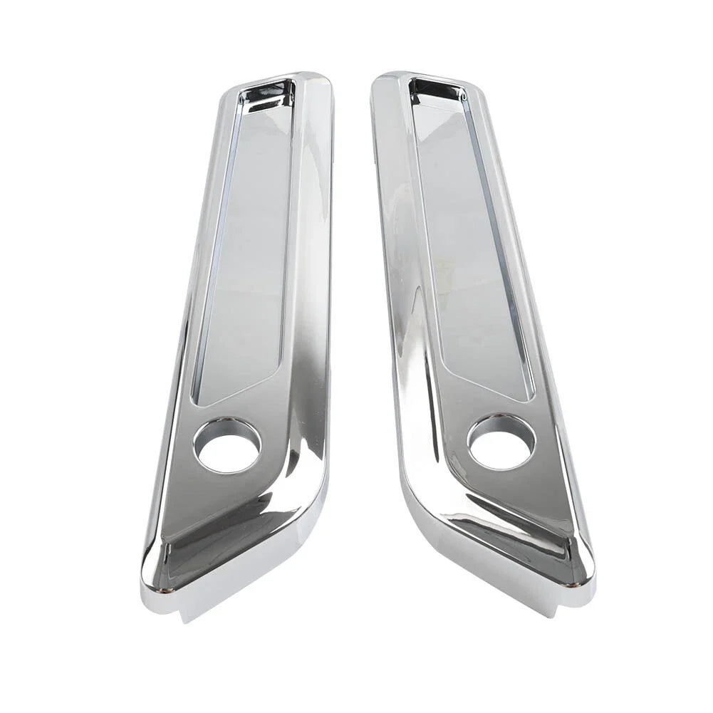Saddle Bag Hinge Latch Covers Chrome for Harley Touring Electra Glide (2014-2023)