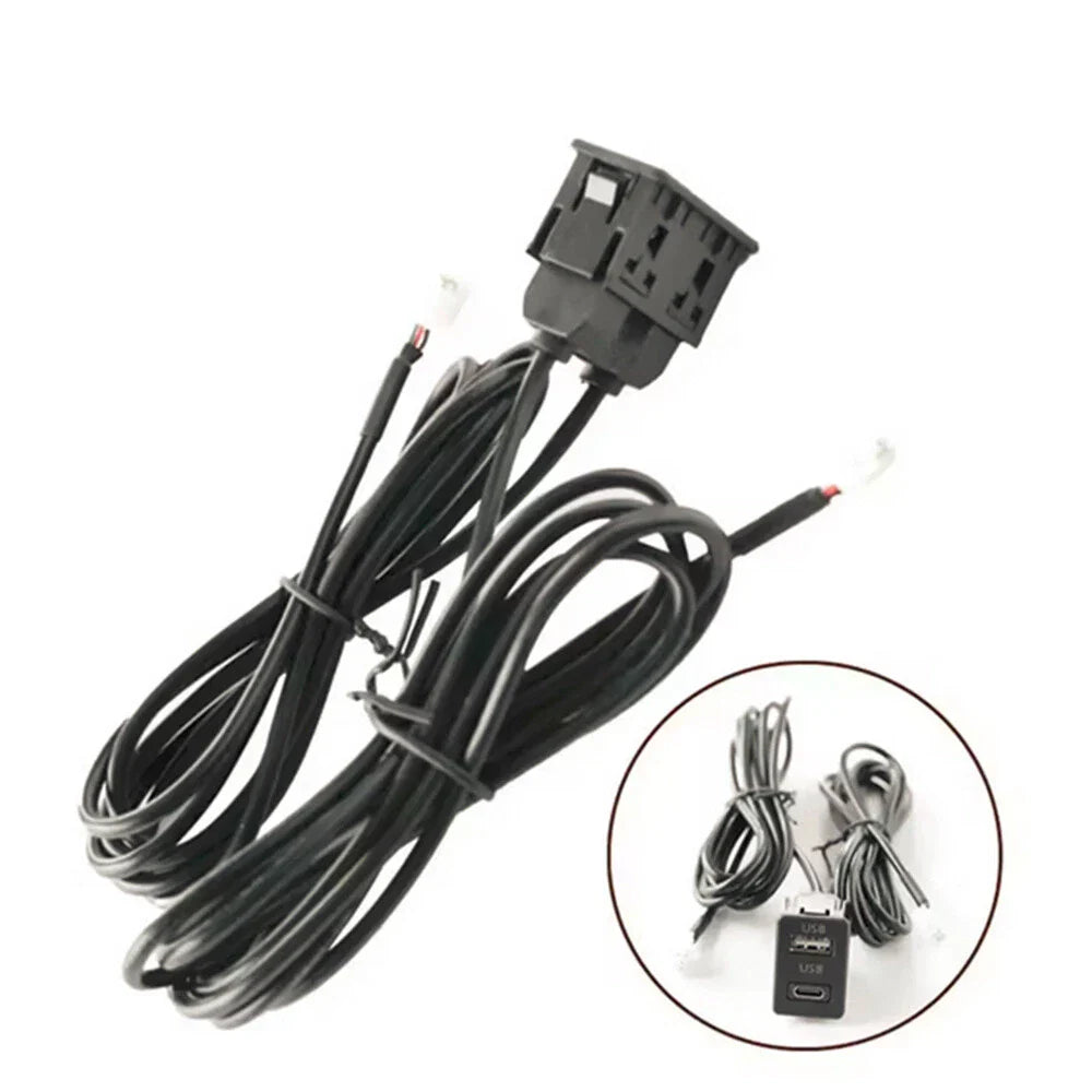 USB & TYPE-C Panel Interface Extension Cable Adapter for Navigation 4 & 6 Pin (145cm)