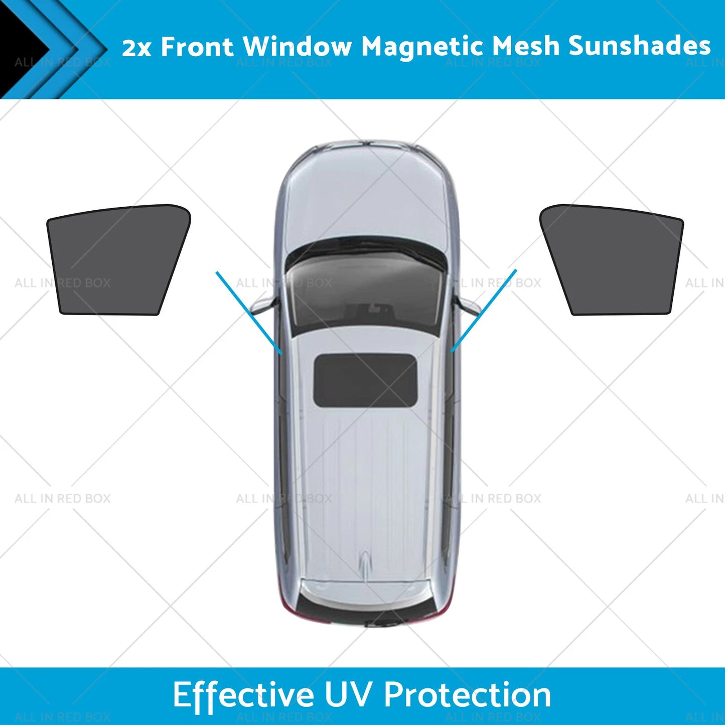 Magnetic Mesh Sunshades for Kia Sportage (2021-2024) UVA Protection