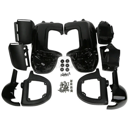 Black Lower Vented Leg Fairing for Harley Touring Tri Street Glide (1983-2013)