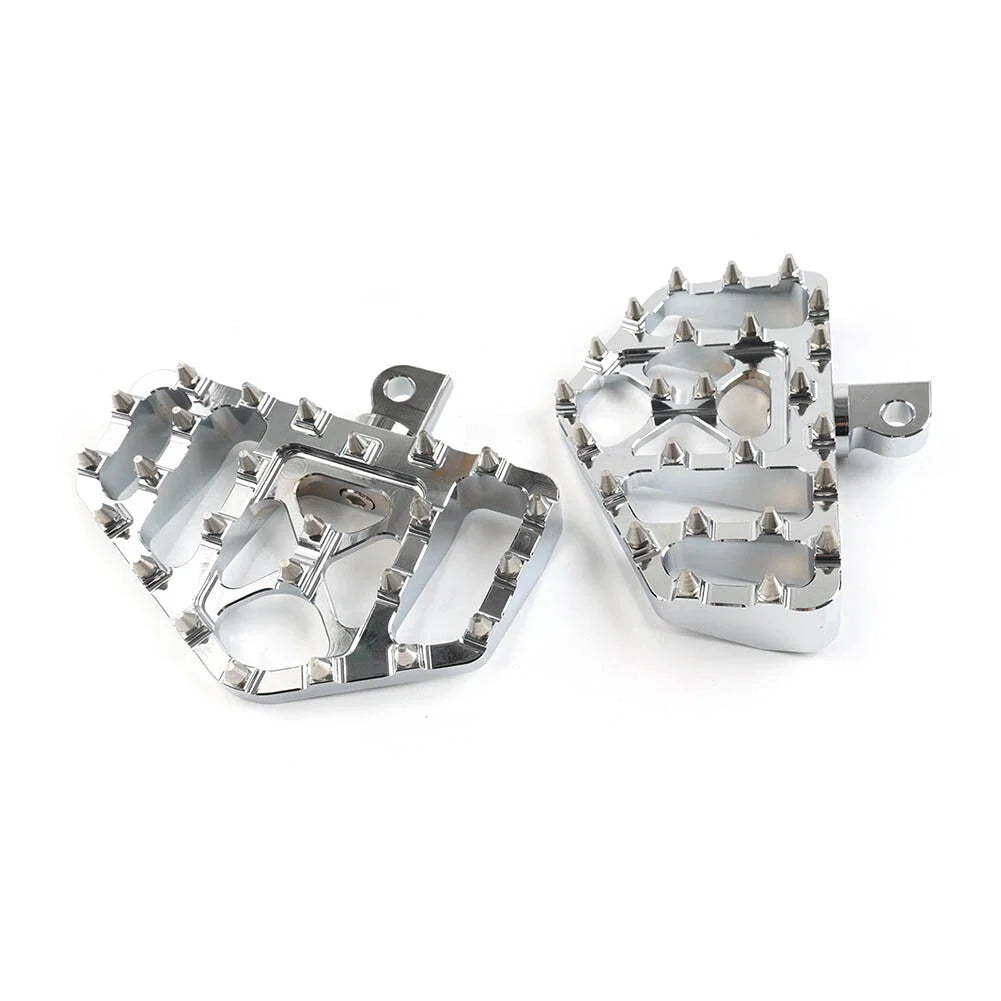 Wide MX Style Foot Pegs for Harley Touring Sportster Softail Dyna