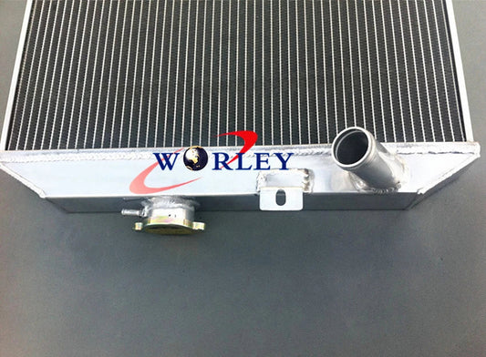 3 Row Aluminum Radiator + Fan for Jeep Willys (1941-1952)
