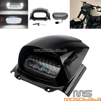 LED Headlight Fairing for Harley Softail FXFB 107 FXFBS Fat Bob (2018-2022)