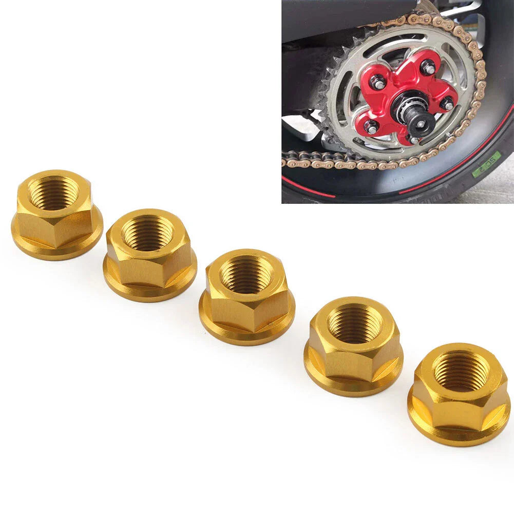 M10 Rear Sprocket Nuts for Ducati Hypermotard, Hyperstrada (2013-2020)