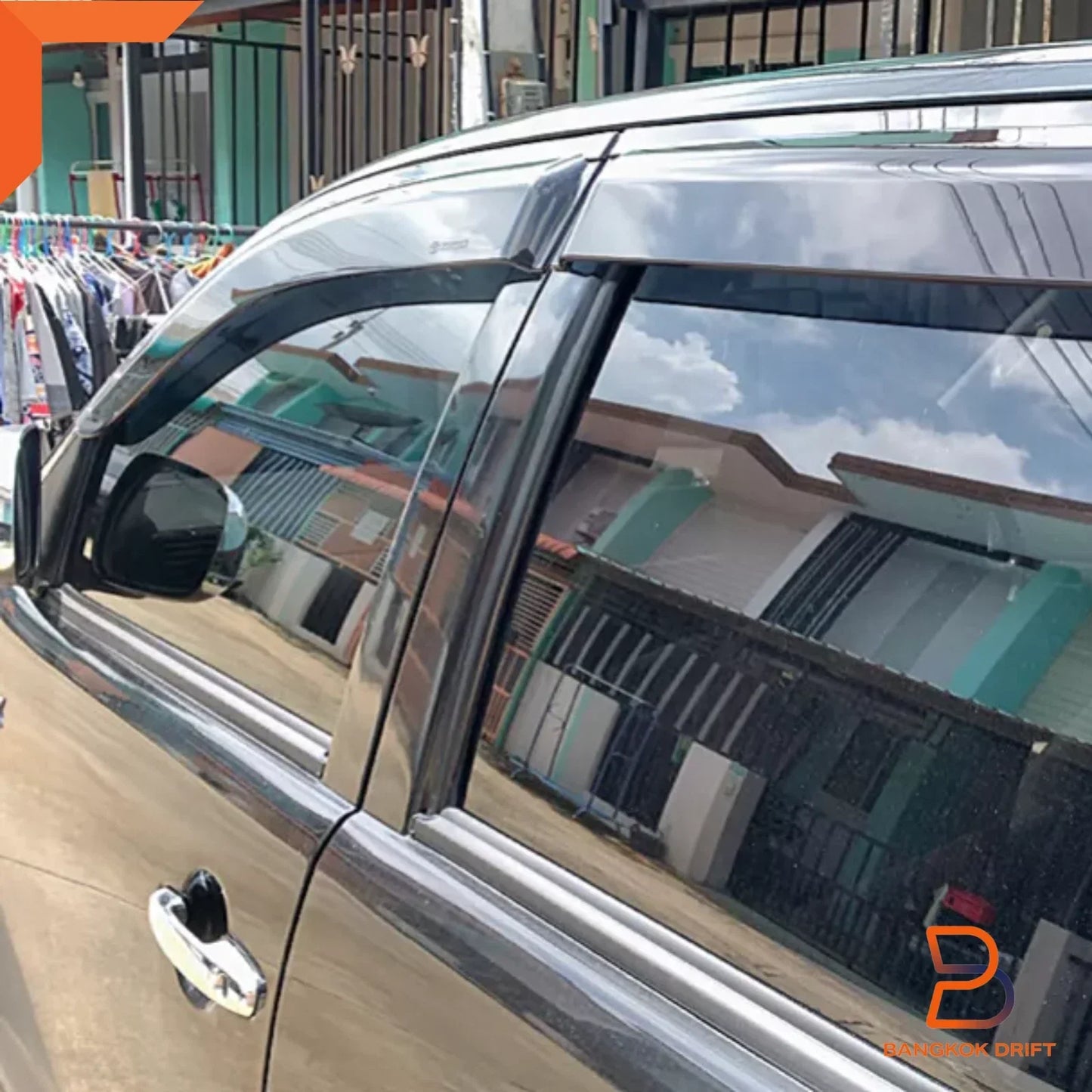 Rain Shield Wind Deflector for Toyota Hilux Ute 2005-2014 Dual Cab