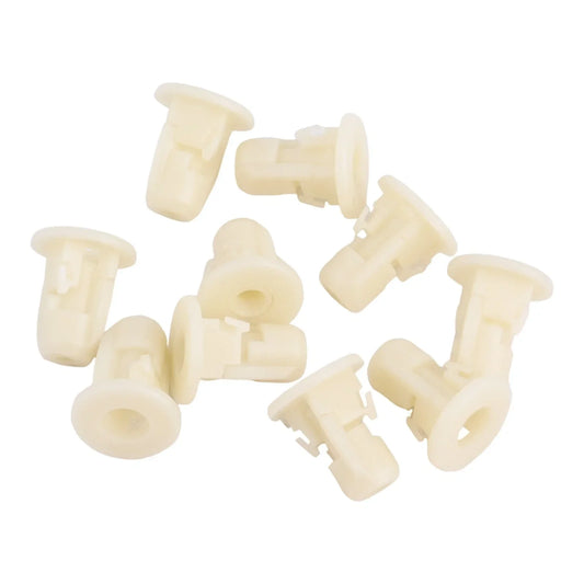 10 x Premium Plastic Under Cover Nut Grommet Trim Clips