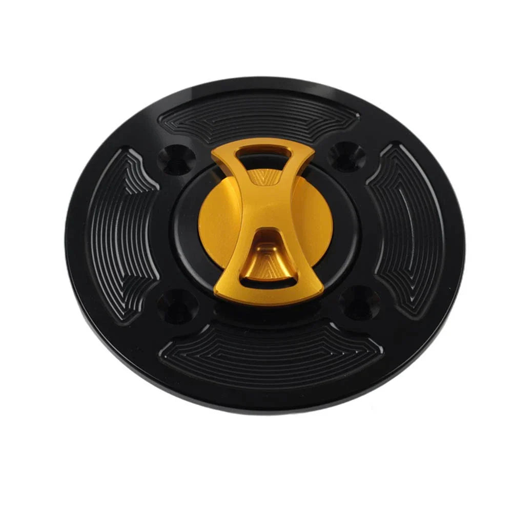 Gold Fuel Gas Tank Cap Cover for APRILIA RSV1000 2004-2008, Tuono V4R 2011-2017, RSV4 R