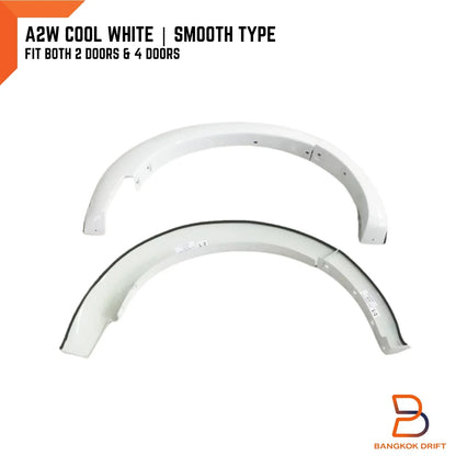 4PC White Front Fender Flare Wheel Arch for Mazda BT-50 Ute (2012-2019)